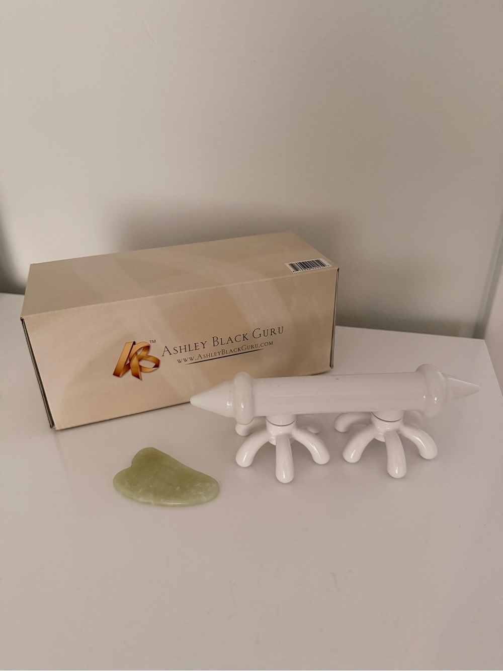 Ashley Black Cellulite Fascia Blaster Pressure Point Massager Mini 2 + Gua Sha